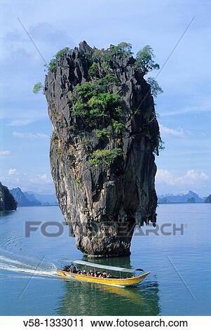 Thailand, Phuket region, Phang Nga bay View Large Photo Image Stock Image - Thailand, Phuket region, Phang Nga bay. Fotosearch