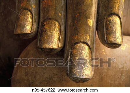 Thailand, Sukhothai, Wat Mahathat, Buddha's Hand View Large Photo Image Stock Image - Thailand, Sukhothai, Wat Mahathat, Buddha's Hand. Fotosearch