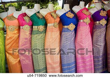 Thailand, traditional dresses View Large Photo Image Stock Image - Thailand, traditional dresses. Fotosearch