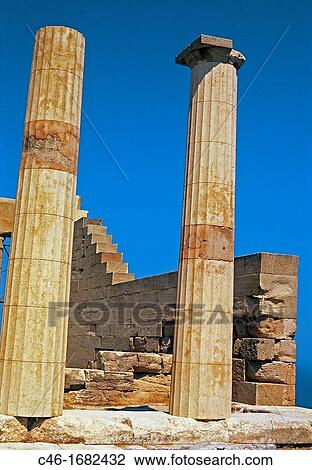 The Acropolis Lindos Rhodes Dodecanese Greece. View Large Photo Image Stock Image - The Acropolis Lindos Rhodes Dodecanese Greece.. Fotosearch