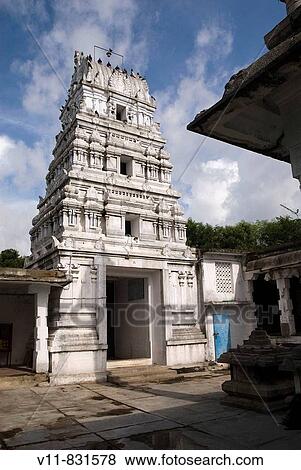 The Adinath Temple (Jain temple) at Vidur, Tamil Nadu, India. View Large Photo Image Stock Photo - The Adinath Temple (Jain temple) at Vidur, Tamil Nadu, India.. Fotosearch
