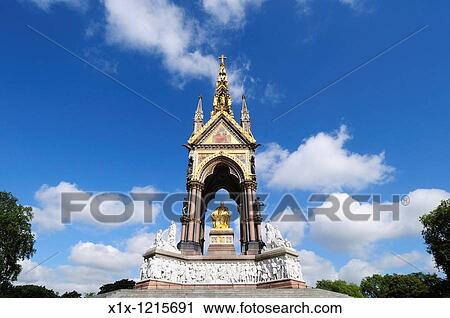 The Albert Memorial, Kensington Gardens, London, England, UK View Large Photo Image Stock Image - The Albert Memorial, Kensington Gardens, London, England, UK. Fotosearch