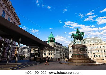 Stock Image - The Albertina is a museum for modern graphics works, Vienna, Austria. Fotosearch