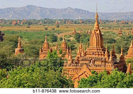 the ancient temple city of Pagan, Bagan at Myanmar, Burma, Birma View Large Photo Image Stock Photo - the ancient temple city of Pagan, Bagan at Myanmar, Burma, Birma. Fotosearch