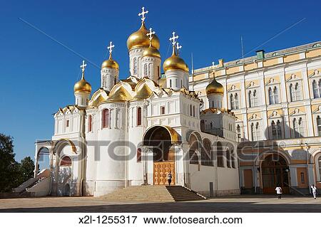 The Annunciation Cathedral Kremlin, Moscow, Russia View Large Photo Image Stock Photo - The Annunciation Cathedral Kremlin, Moscow, Russia. Fotosearch