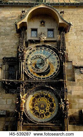 The Astronomical Clock in Prague. Czech Republic. 2006. View Large Photo Image Stock Photo - The Astronomical Clock in Prague. Czech Republic. 2006.. Fotosearch
