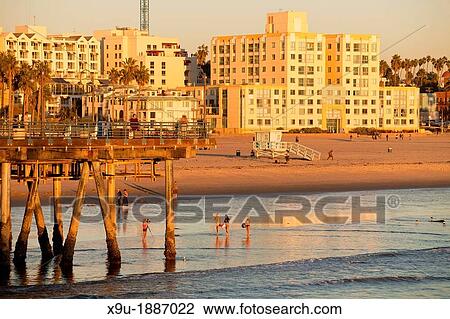 the beach in Santa Monica, Los Angeles County, California, United States of America, USA View Large Photo Image Stock Image - the beach in Santa Monica, Los Angeles County, California, United States of America, USA. Fotosearch