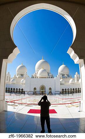 The beautiful interior of the white Sheikh Zayed Grand Mosque in Abu Dhabi in the UAE the worlds 8th largest Muslim mosque in the world in United Arab Emirates. View Large Photo Image Stock Image - The beautiful interior of the white Sheikh Zayed Grand Mosque in Abu Dhabi in the UAE the worlds 8th largest Muslim mosque in the world in United Arab Emirates.. Fotosearch