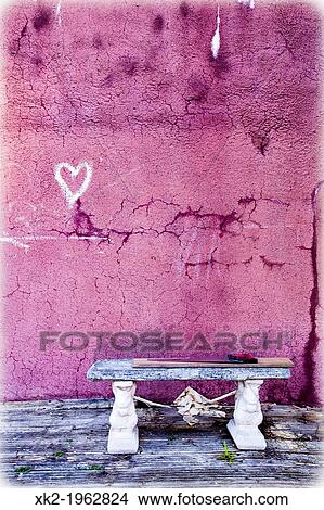Picture - The Bench of love. Fotosearch