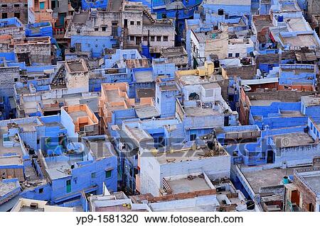 The Blue City, Jodhpur, Rajasthan, India View Large Photo Image Stock Image - The Blue City, Jodhpur, Rajasthan, India. Fotosearch