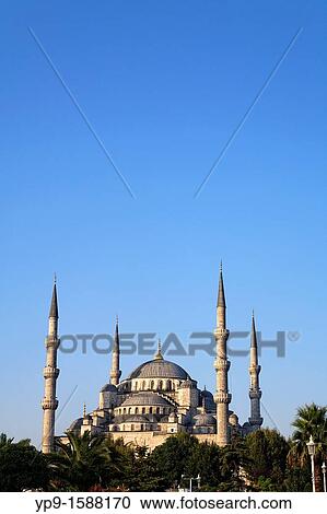 The Blue Mosque, Istanbul, Turkey View Large Photo Image Stock Image - The Blue Mosque, Istanbul, Turkey. Fotosearch