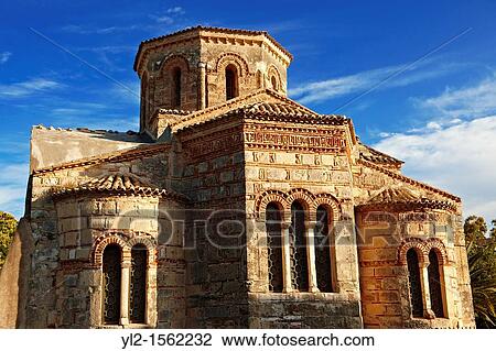The Byzantine Greek Orthodox Church of Saints Jason and Sosipater, Anemomylos, Corfu Greek Ionian Islands View Large Photo Image Stock Image - The Byzantine Greek Orthodox Church of Saints Jason and Sosipater, Anemomylos, Corfu Greek Ionian Islands. Fotosearch