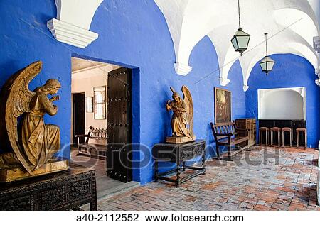 Stock Image - The? casa del Moral? around 1730. Arequipa. Peru. UNESCO World Heritage Site.. Fotosearch