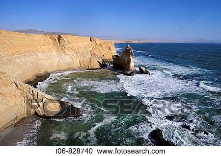 The Cathedral, coast at the Paracas peninsula, Paracas National. Desert, Peru View Large Photo Image Stock Image - The Cathedral, coast at the Paracas peninsula, Paracas National. Desert, Peru. Fotosearch