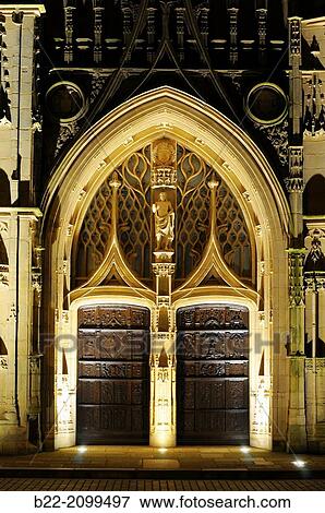 The cathedral Saint-Etienne, Limoges, Haute-Vienne, Limousin, France. View Large Photo Image Stock Photo - The cathedral Saint-Etienne, Limoges, Haute-Vienne, Limousin, France.. Fotosearch