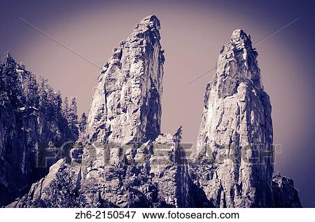 The Cathedral Spires, Yosemite National Park, California USA. View Large Photo Image Stock Photo - The Cathedral Spires, Yosemite National Park, California USA.. Fotosearch