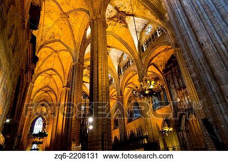 The Ceiling inside the La Seu Cathedral in Barcelona, Spain. View Large Photo Image Stock Image - The Ceiling inside the La Seu Cathedral in Barcelona, Spain.. Fotosearch