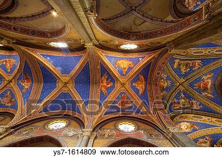 The ceiling of the Basilica of Saint Mary Above Minerva, Rome, Lazio, Italy, Europe View Large Photo Image Stock Photo - The ceiling of the Basilica of Saint Mary Above Minerva, Rome, Lazio, Italy, Europe. Fotosearch