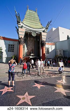 The Chinese Theater, Hollywood Boulevard, Hollywood, Los Angeles, California, USA View Large Photo Image Picture - The Chinese Theater, Hollywood Boulevard, Hollywood, Los Angeles, California, USA. Fotosearch