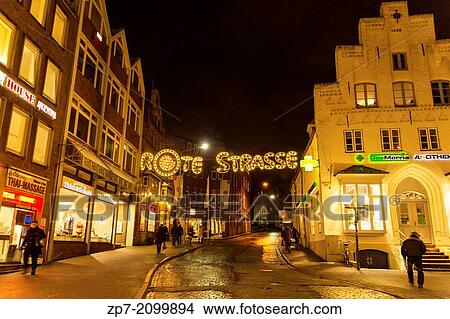 The Christmas Market at Flensburg. View Large Photo Image Picture - The Christmas Market at Flensburg.. Fotosearch