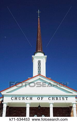 Stock Image - The Church of Christ near Cocoa Beach, Florida, USA. Fotosearch