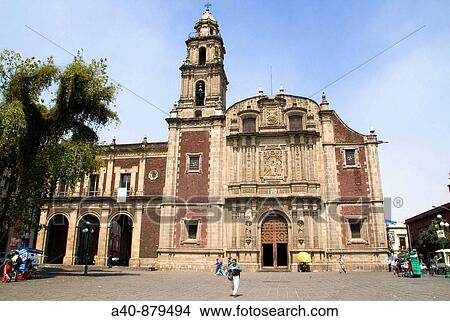 The Church of Santo Domingo(1717-1736). Mexico City. View Large Photo Image Picture - The Church of Santo Domingo(1717-1736). Mexico City.. Fotosearch