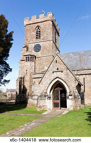 The Church of St Mary The Virgin at Powerstock Dorset England UK View Large Photo Image Stock Photo - The Church of St Mary The Virgin at Powerstock Dorset England UK. Fotosearch