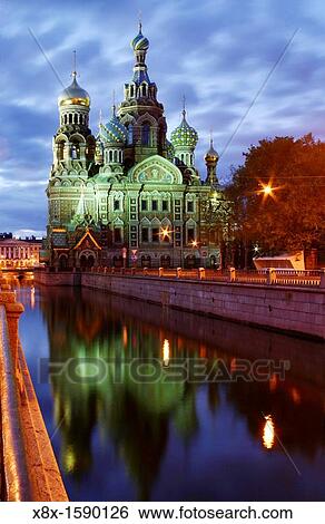 The Church of the Savior on Blood, also called the Resurrection church, Saint Petersburg, Russia View Large Photo Image Stock Photograph - The Church of the Savior on Blood, also called the Resurrection church, Saint Petersburg, Russia. Fotosearch