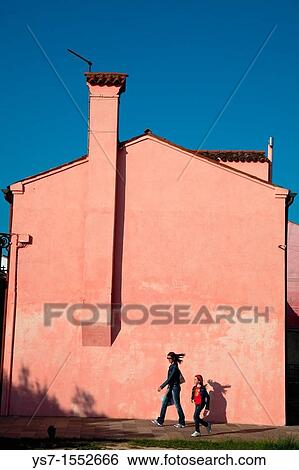 Stock Photograph - The colorful island of Burano, Venice lagoon, Italy, Europe. Fotosearch