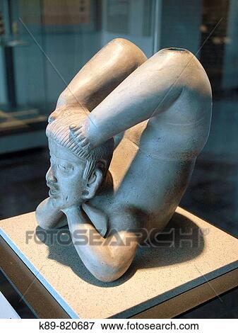 Stock Photo - The Contortionist. Museo Nacional de Antropologia. Ciudad de Mexico. Fotosearch
