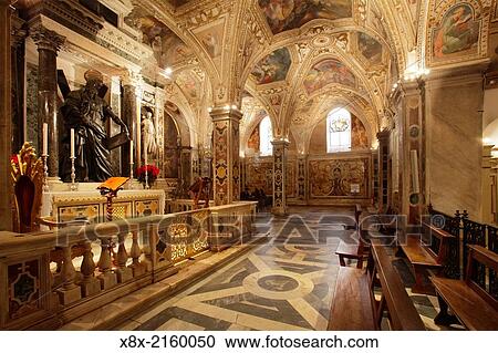 Stock Image - The Crypt of St. Andrew at Amalfi Cathedral, Amalfi, Italy.. Fotosearch