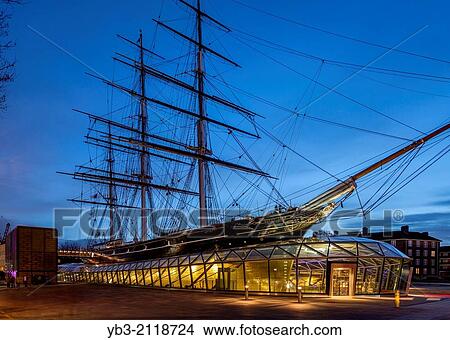 The Cutty Sark (recently restored), Greenwich, London, England. View Large Photo Image Picture - The Cutty Sark (recently restored), Greenwich, London, England.. Fotosearch