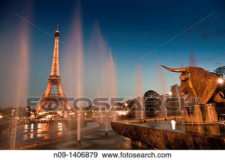 Stock Photo - The Eiffel Tower in Paris. Fotosearch