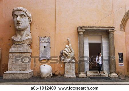 The emperor Constantino, Capitoline Museum, Rome, Lazio, Italy. View Large Photo Image Stock Image - The emperor Constantino, Capitoline Museum, Rome, Lazio, Italy.. Fotosearch