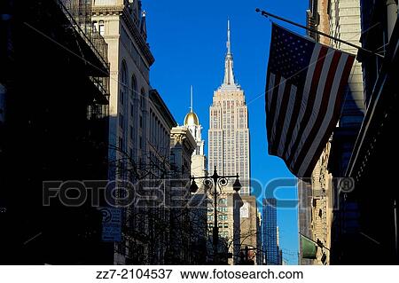 The Empire State Building in Manhattan. View Large Photo Image Stock Photo - The Empire State Building in Manhattan.. Fotosearch