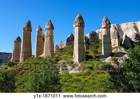 The Fairy Chimneys of Love Valley - Cappadocia Turkey View Large Photo Image Stock Image - The Fairy Chimneys of Love Valley - Cappadocia Turkey. Fotosearch