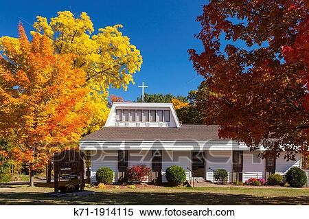 The Faith Baptist Church with fall foliage color in Bayfield, Wisconsin, USA View Large Photo Image Stock Photography - The Faith Baptist Church with fall foliage color in Bayfield, Wisconsin, USA. Fotosearch