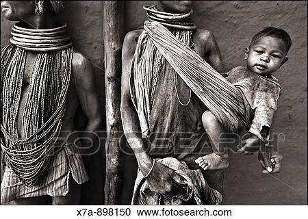 The family in a Bhonda tribe View Large Photo Image Stock Image - The family in a Bhonda tribe. Fotosearch