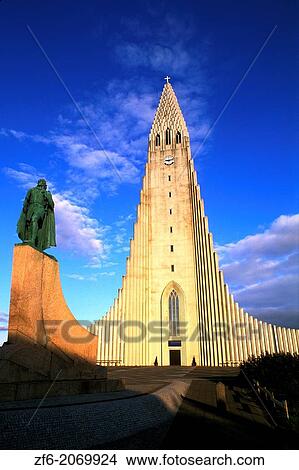 The Famous Hallgrims Church - Tallest Building in Iceland, Reykjavik. View Large Photo Image Picture - The Famous Hallgrims Church - Tallest Building in Iceland, Reykjavik.. Fotosearch