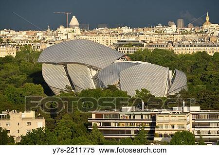 The Fondation Louis Vuitton pour la cr? ation, a space for art and culture was conceived by architect Frank Gehry in Bois de Boulogne, Paris, France. View Large Photo Image Stock Photography - The Fondation Louis Vuitton pour la cr? ation, a space for art and culture was conceived by architect Frank Gehry in Bois de Boulogne, Paris, France.. Fotosearch