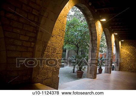 Stock Photo - The Frederic Mar's Museum, Ciutat Vella, Barcelona, Catalonia, Spain. Fotosearch