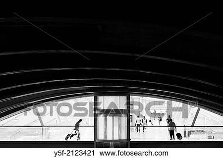 The galleries inside Oriente train station at Lisbon. View Large Photo Image Stock Image - The galleries inside Oriente train station at Lisbon.. Fotosearch