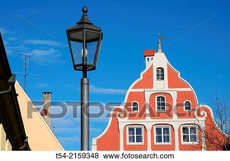 Stock Photo - The Gasthof zum Schwanen in Memmingen / Memmingen, Germany. Fotosearch