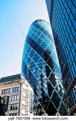 The Gerkin, London, wide angle View Large Photo Image Stock Photograph - The Gerkin, London, wide angle. Fotosearch