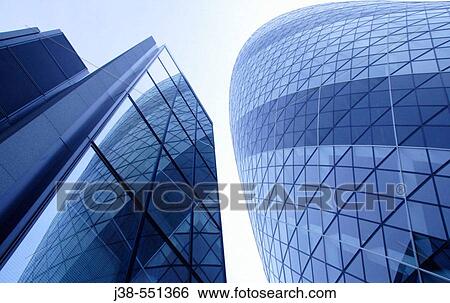 Stock Photograph - The Gherkin, Swiss Re Building, City, London, UK. Fotosearch