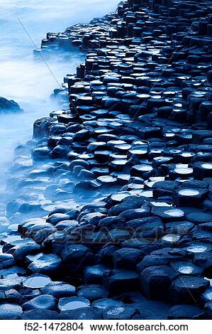 The Giant's Causeway World Heritage Site Antrim County, Northern Ireland, Europe. View Large Photo Image Picture - The Giant's Causeway World Heritage Site Antrim County, Northern Ireland, Europe.. Fotosearch