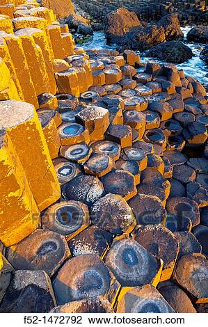 The Giant's Causeway World Heritage Site Antrim County, Northern Ireland, Europe. View Large Photo Image Stock Image - The Giant's Causeway World Heritage Site Antrim County, Northern Ireland, Europe.. Fotosearch