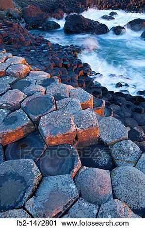 The Giant's Causeway World Heritage Site Antrim County, Northern Ireland, Europe. View Large Photo Image Stock Image - The Giant's Causeway World Heritage Site Antrim County, Northern Ireland, Europe.. Fotosearch