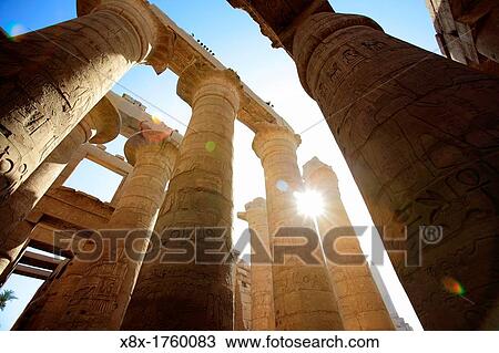 The great hypostyle hall in the Precinct of Amun Ra, Karnak Temple Complex, Luxor, Egypt View Large Photo Image Stock Image - The great hypostyle hall in the Precinct of Amun Ra, Karnak Temple Complex, Luxor, Egypt. Fotosearch