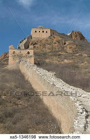 The Great Wall, Jinshanling, China View Large Photo Image Stock Photo - The Great Wall, Jinshanling, China. Fotosearch